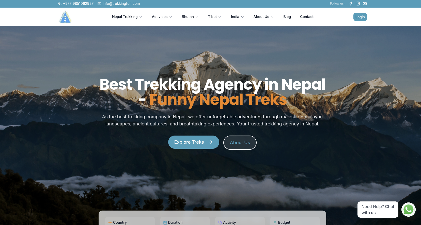 Trekking & Adventure Booking Platform
