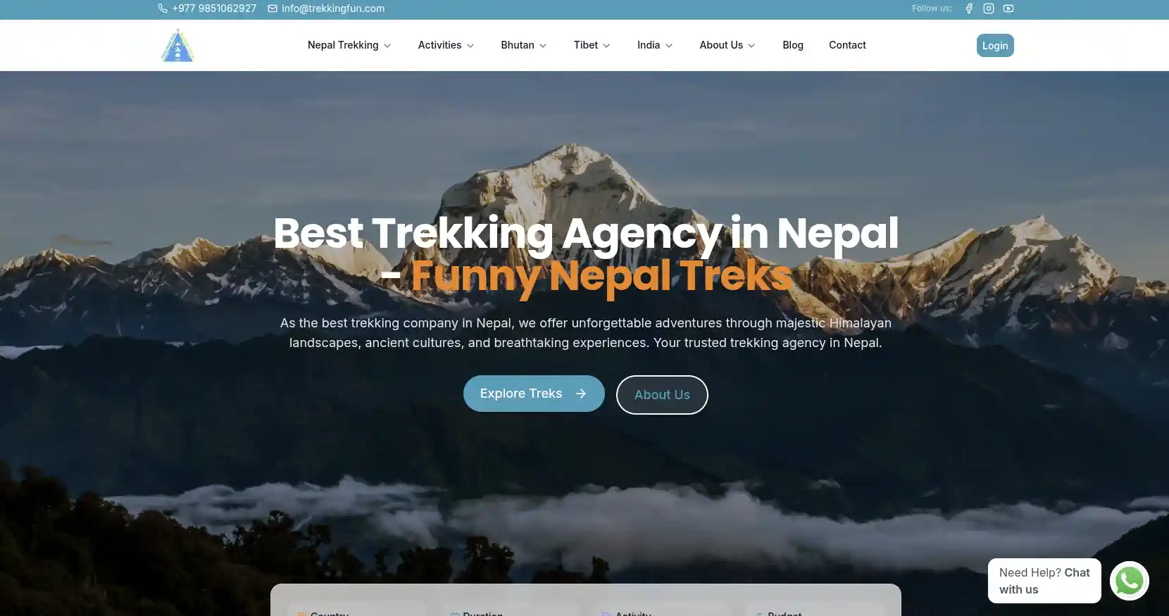 Trekking & Adventure Booking Platform